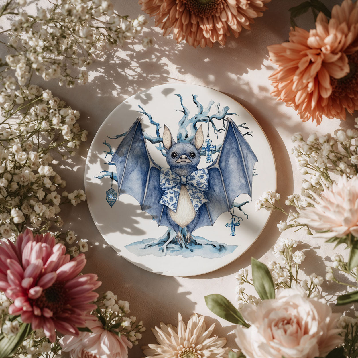 Chinoiserie Halloween Coasters Gia Roma