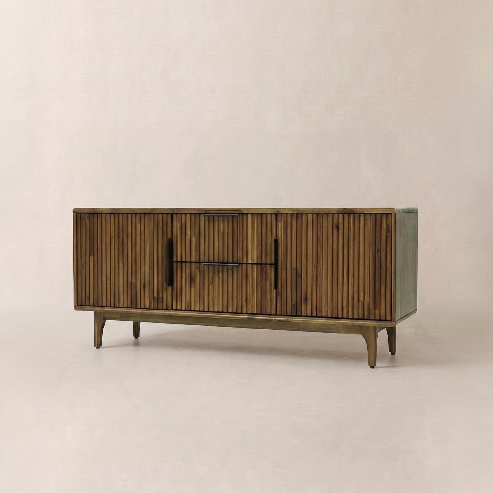 Bosk Wood Fluted TV Stand Megsu