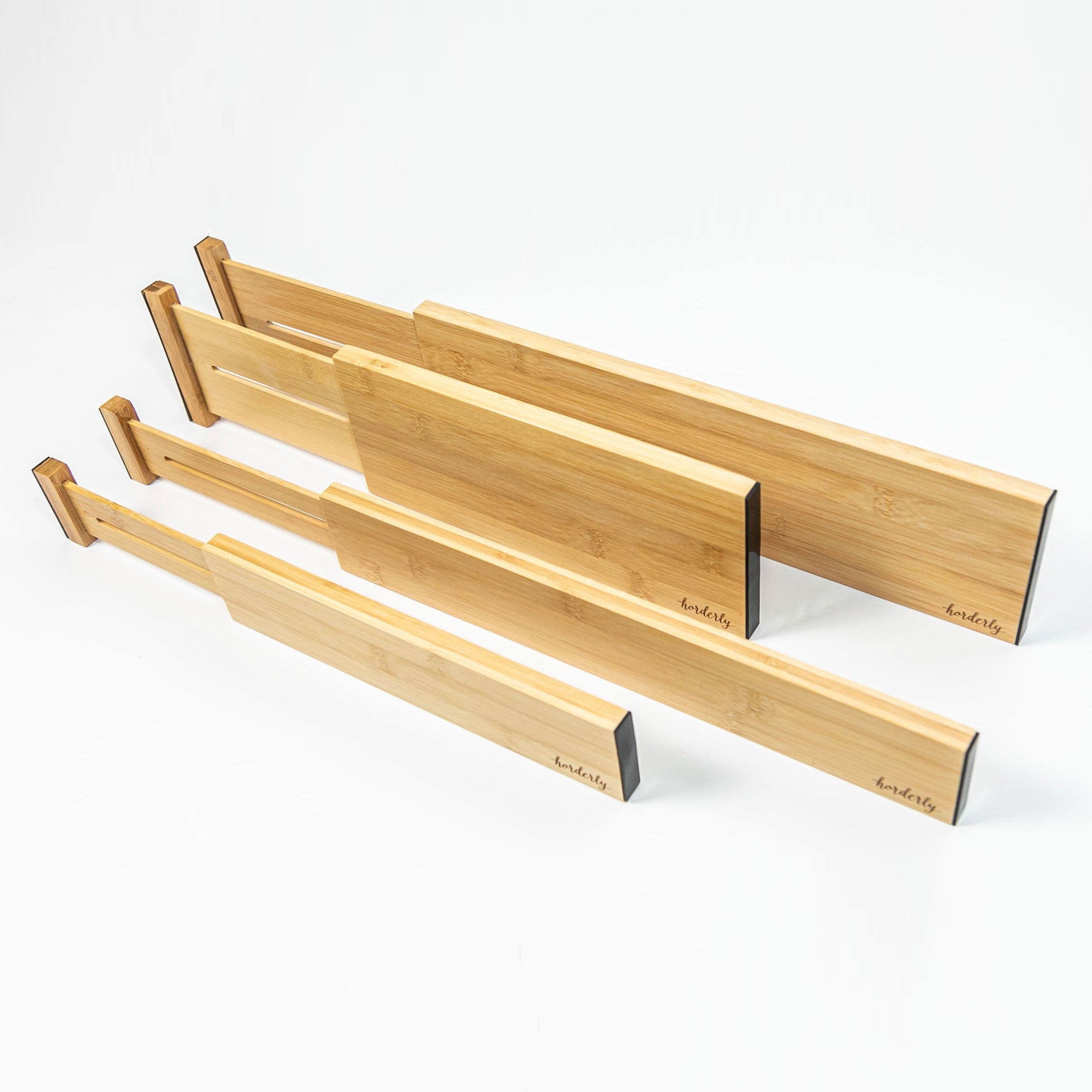 Bamboo Expandable Drawer Dividers – Natural Horderly