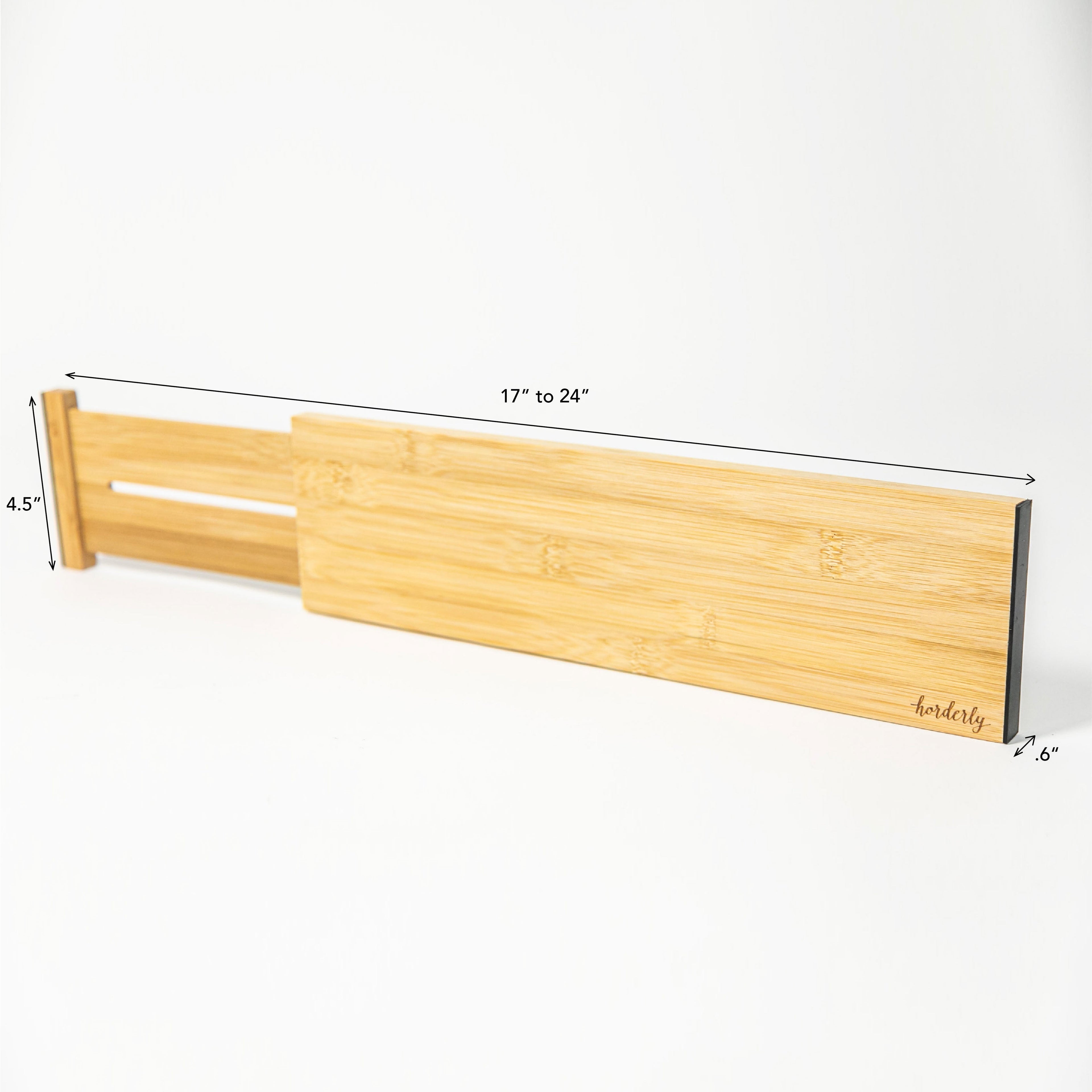 Bamboo Expandable Drawer Dividers – Natural Horderly