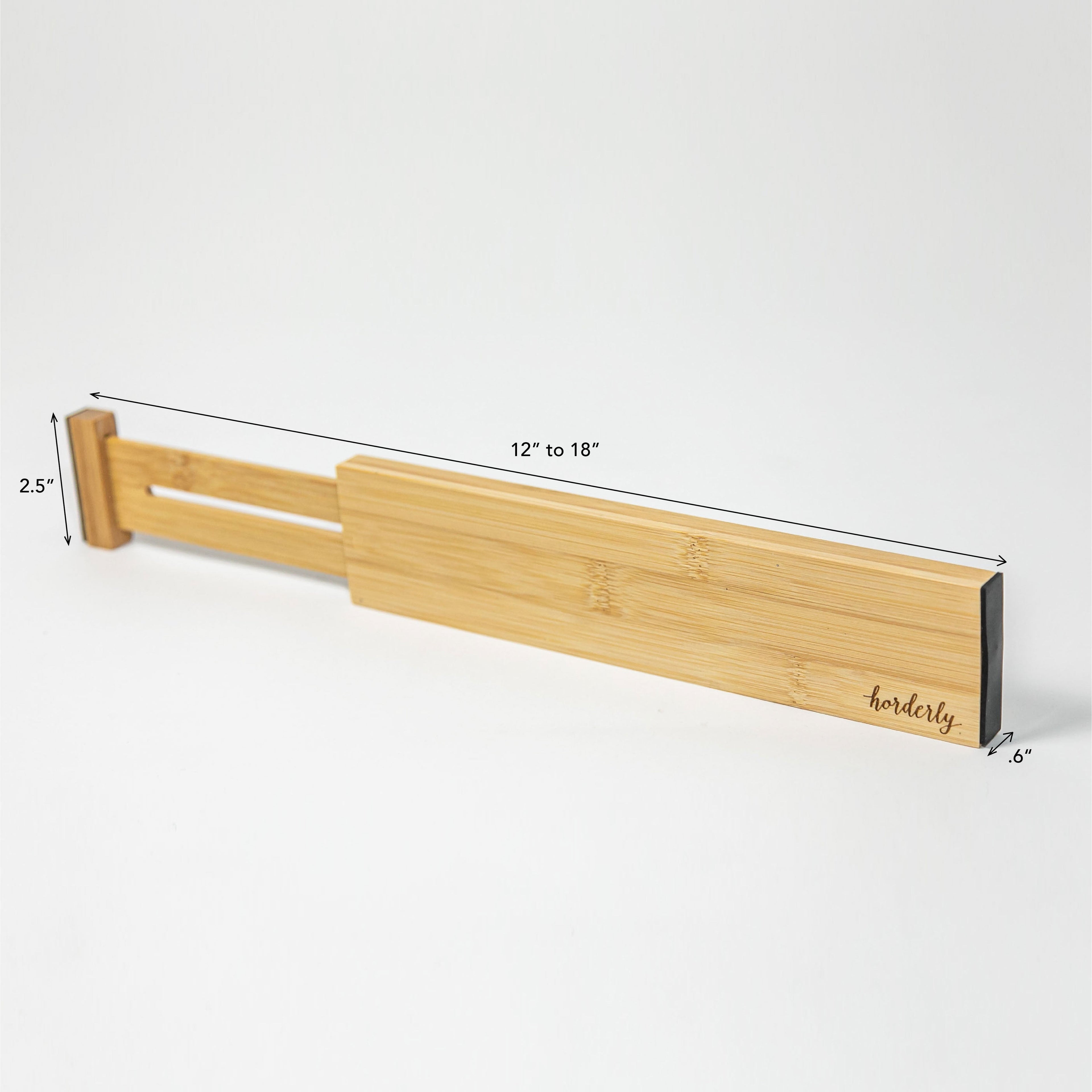 Bamboo Expandable Drawer Dividers – Natural Horderly