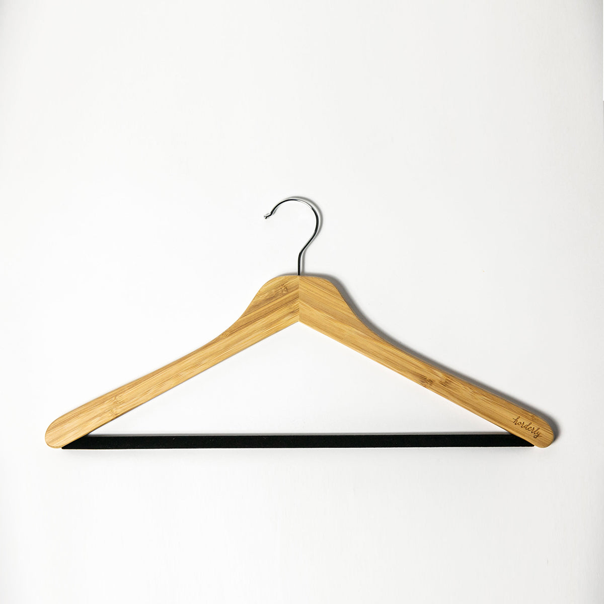 Bamboo Hangers (with Velvet Bar) Horderly