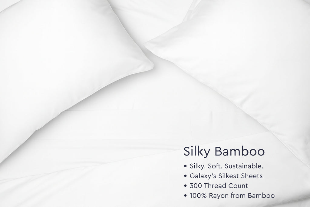 Silky Bamboo Bed Sheets Moon Pod