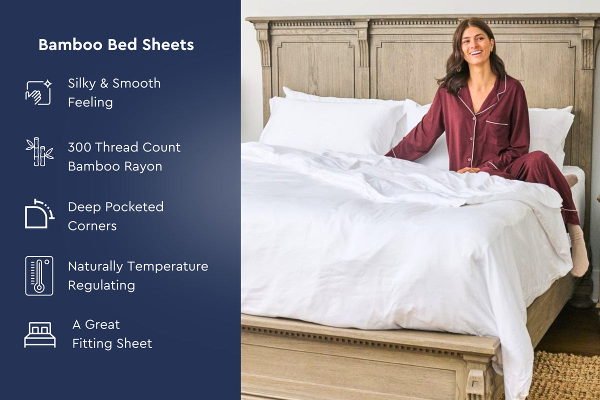 Silky Bamboo Bed Sheets Moon Pod