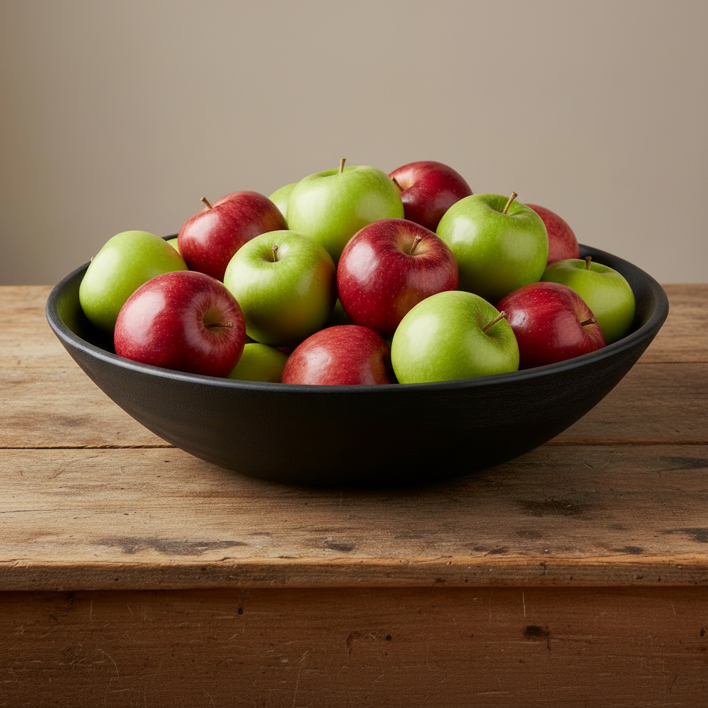 Arendal Black Mango Oversized Bowl Tea + Linen