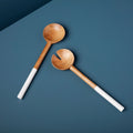 Madras Mango Wood Serving Set Tea + Linen