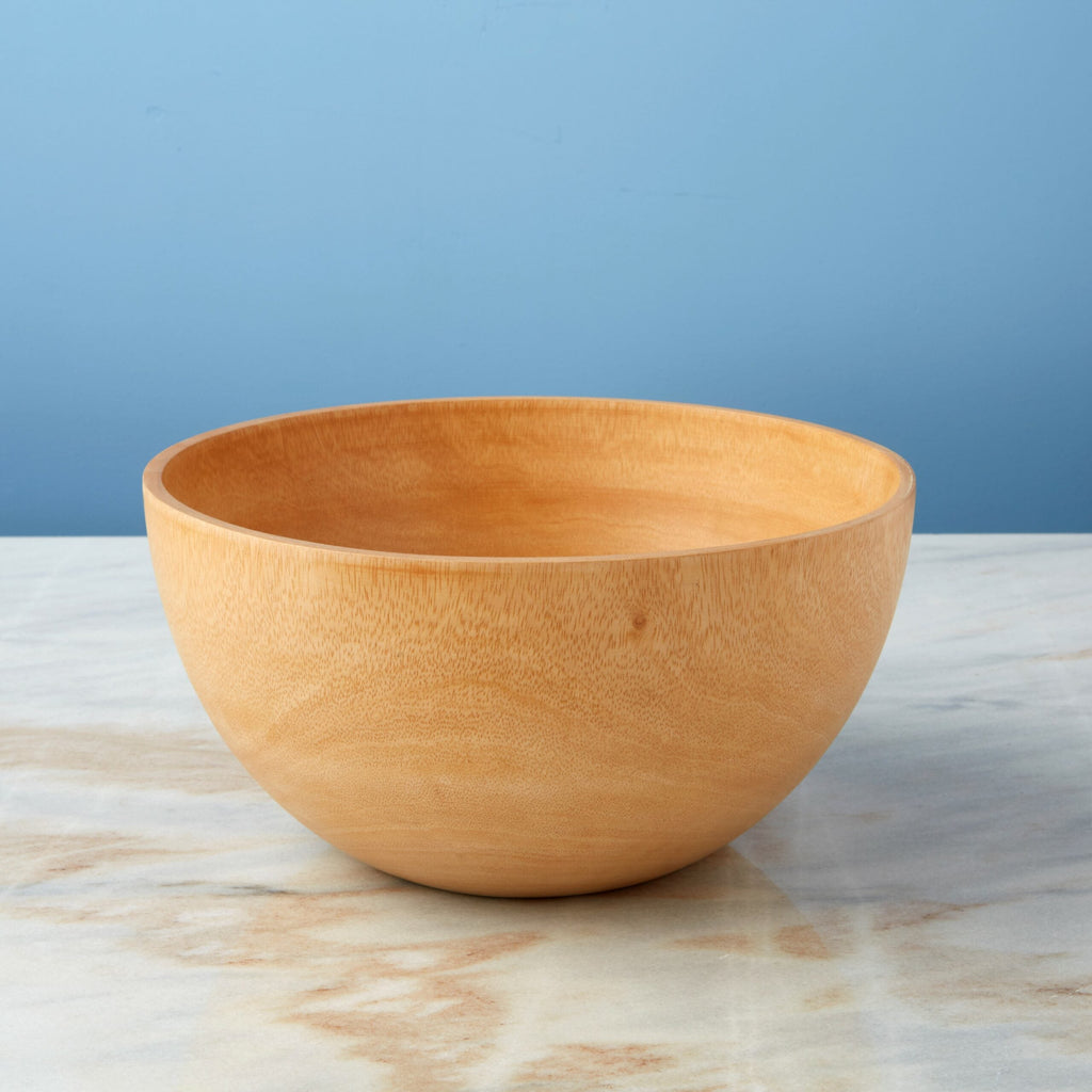 Kiln Mango Wood Salad Bowl Tea + Linen