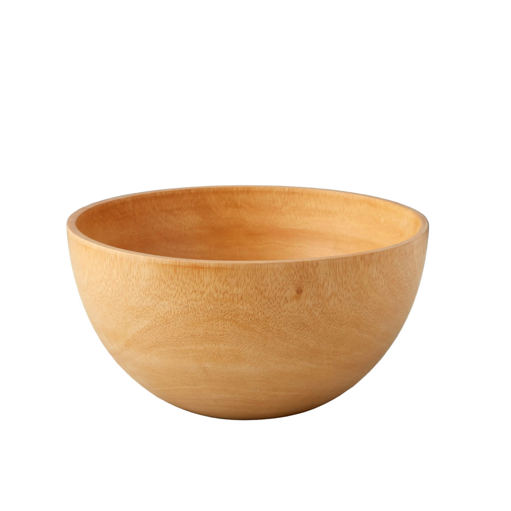 Kiln Mango Wood Salad Bowl Tea + Linen