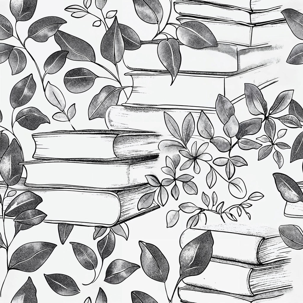 Booktrovert Wallpaper WALL BLUSH