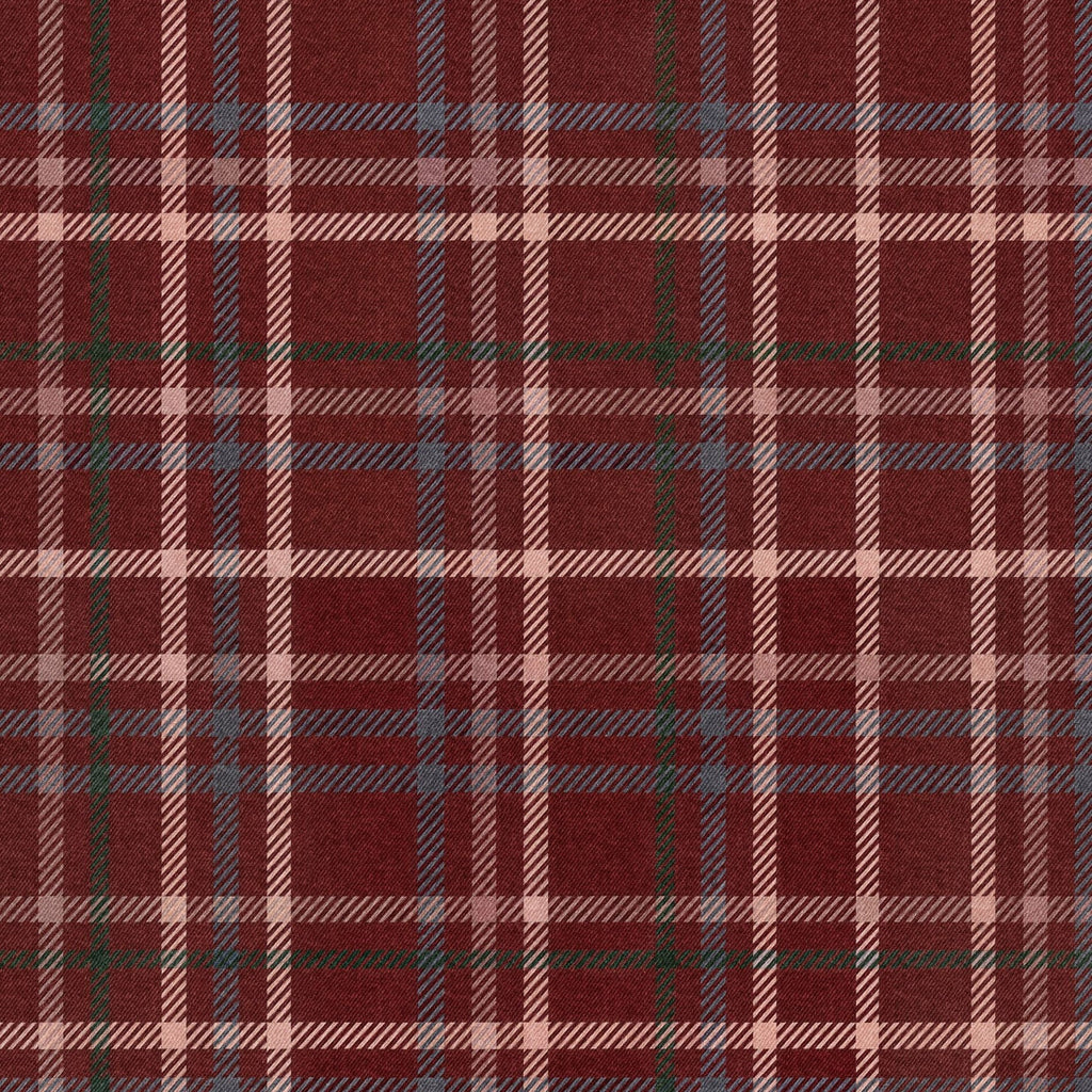 Bordeaux Plaid Wallpaper WALL BLUSH