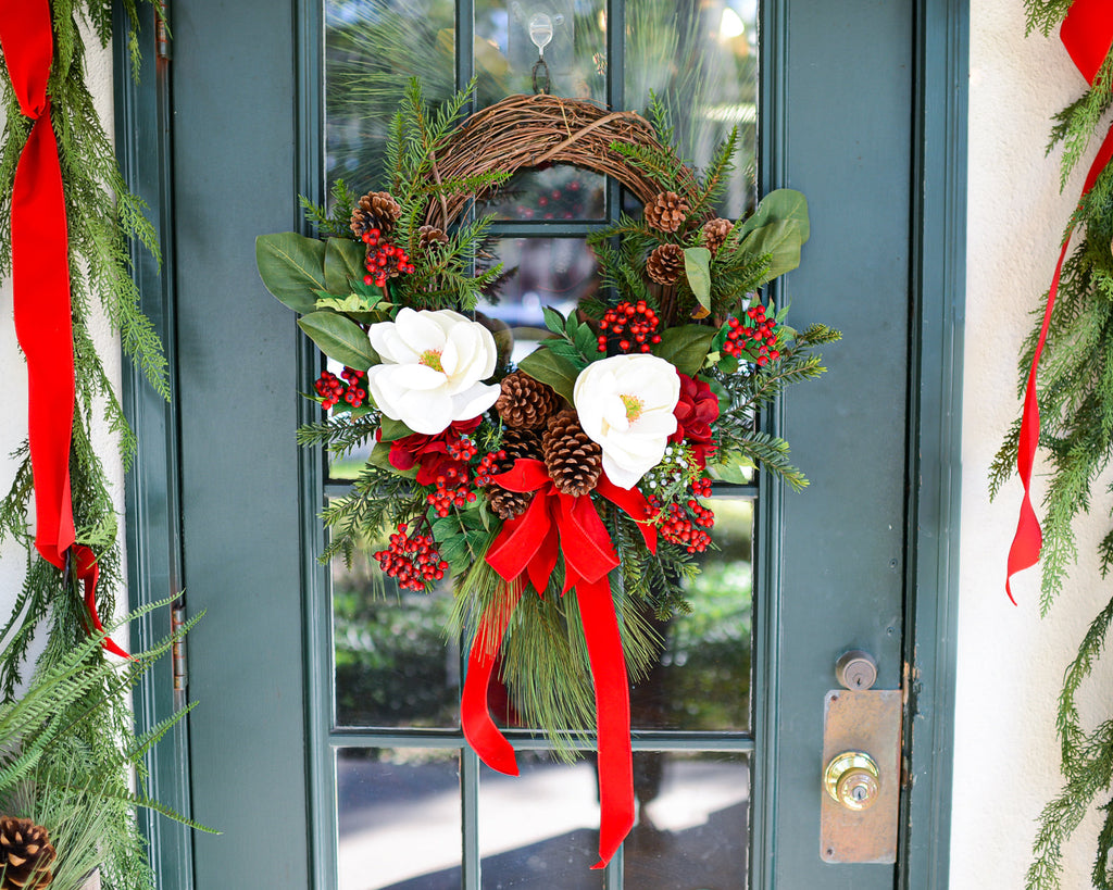 Magic Self Adhesive Clear Wreath Hanger Branches Designs