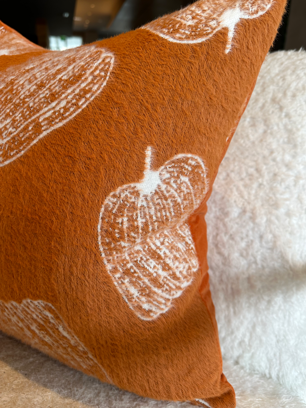 Burnt Orange Pumpkin Pillow Cover Busa Designs