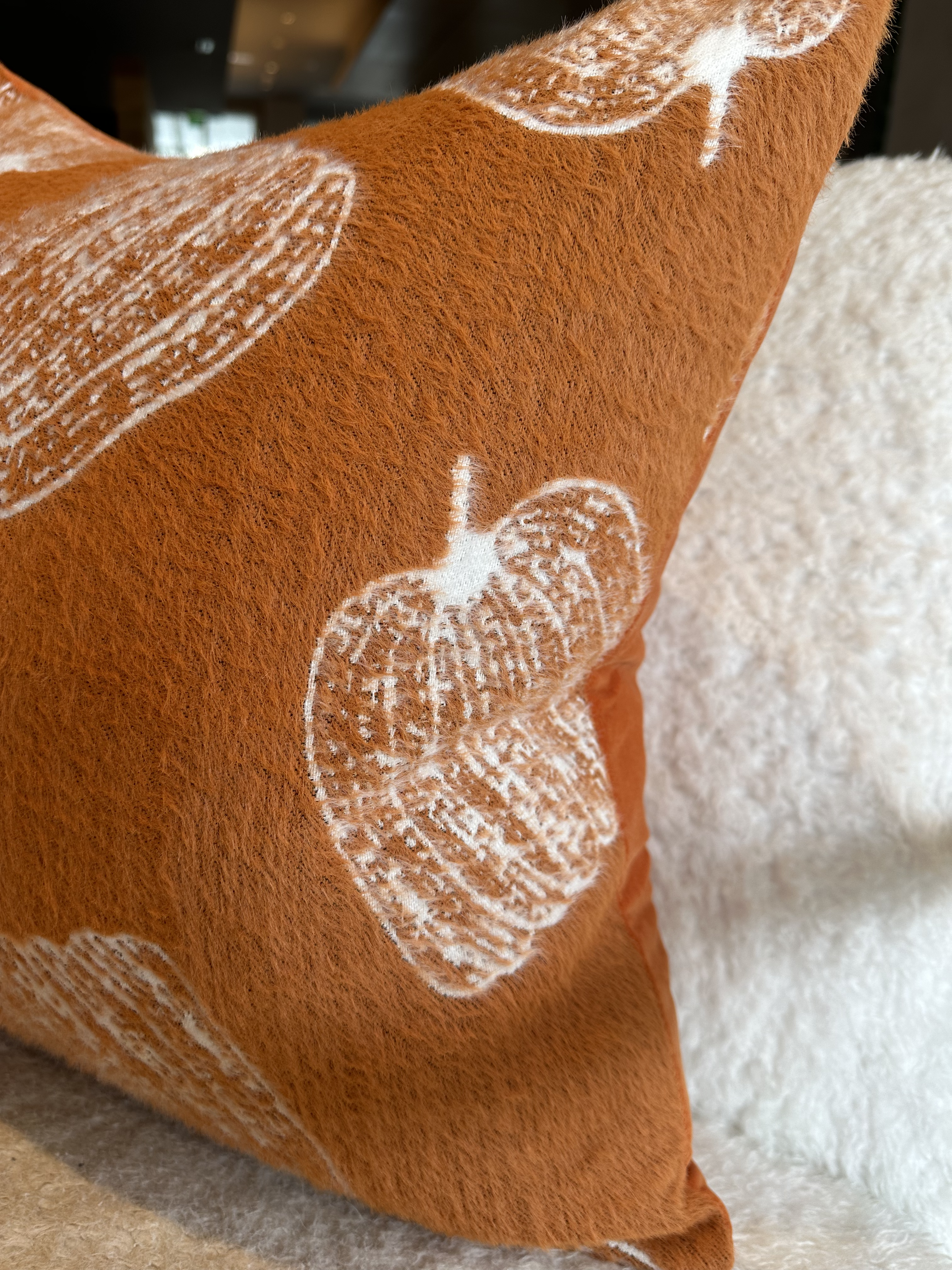 Burnt Orange Pumpkin Pillow Cover Busa Designs