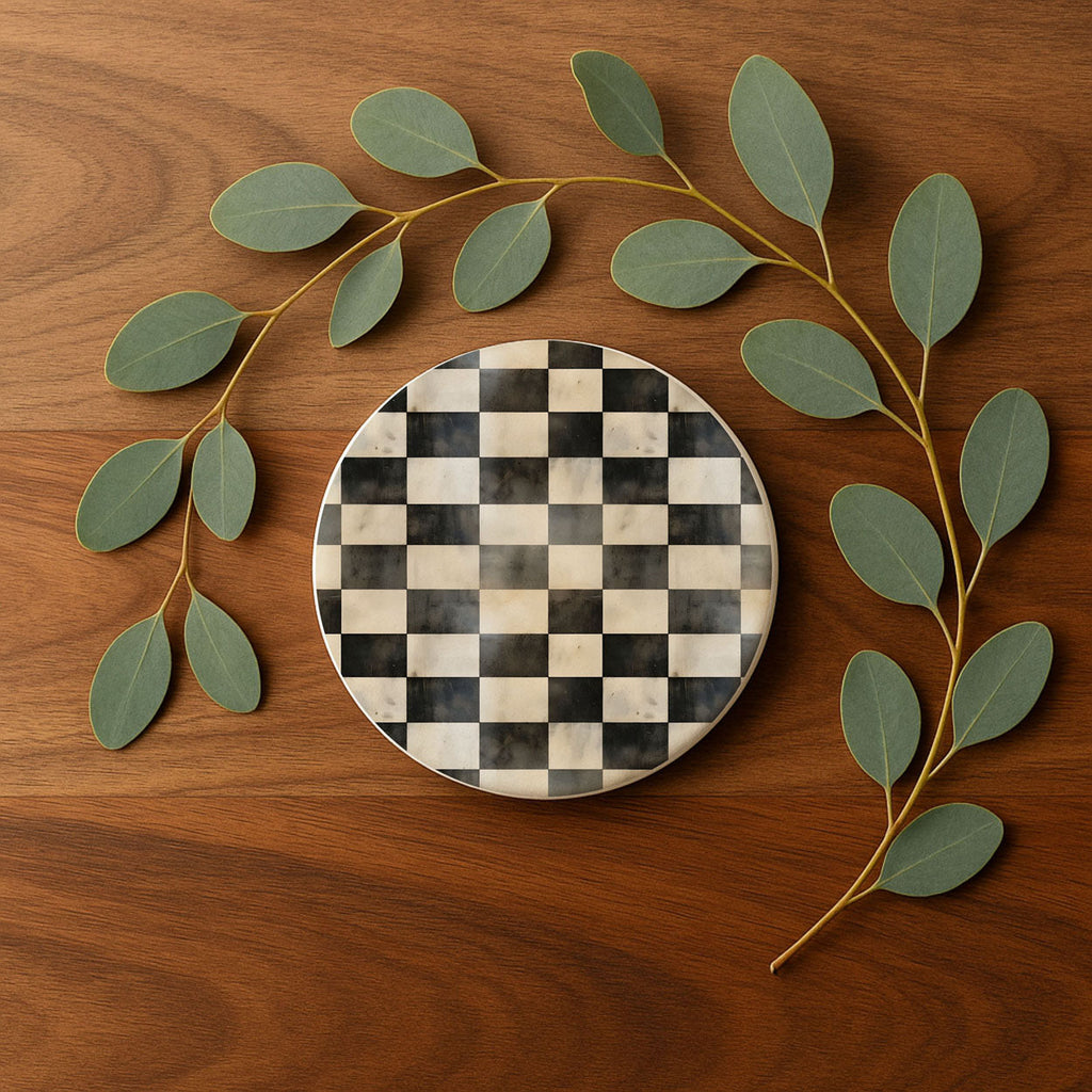Courtly Check Coasters Gia Roma