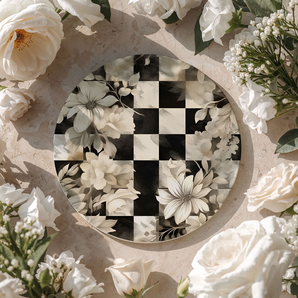 Courtly Check Coasters Gia Roma
