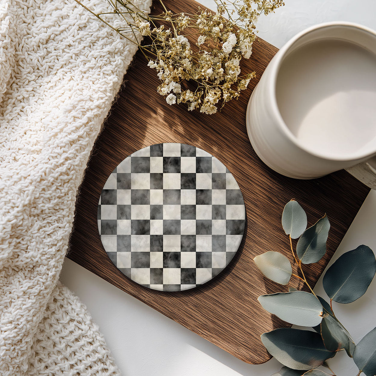 Courtly Check Coasters Gia Roma