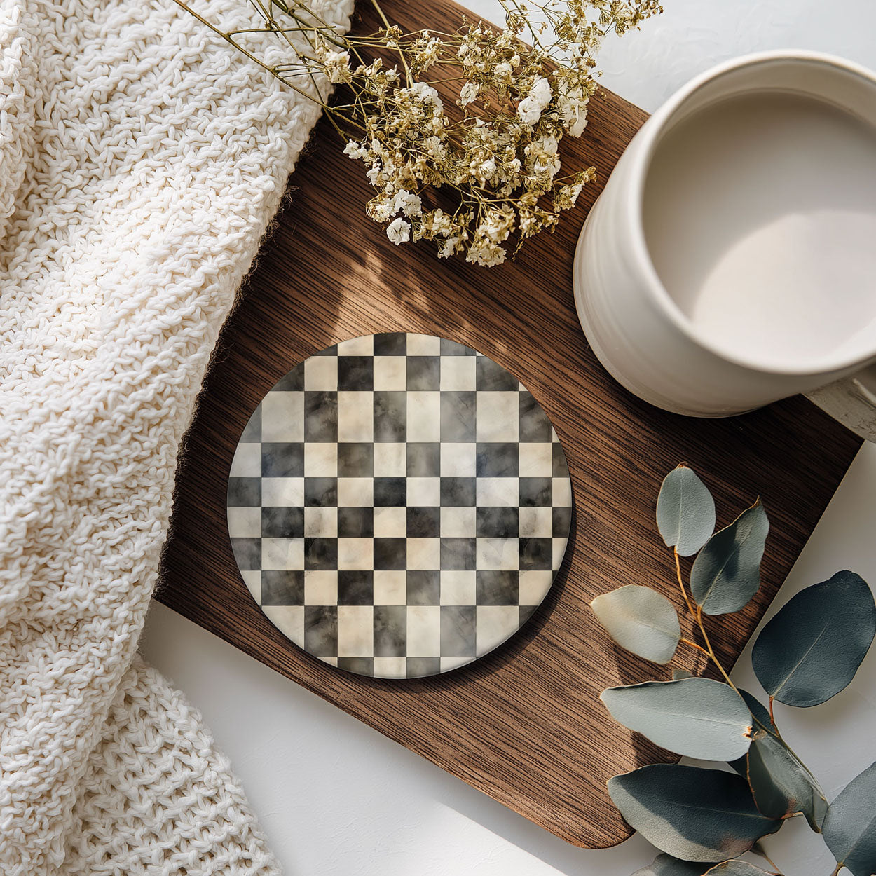 Courtly Check Coasters Gia Roma