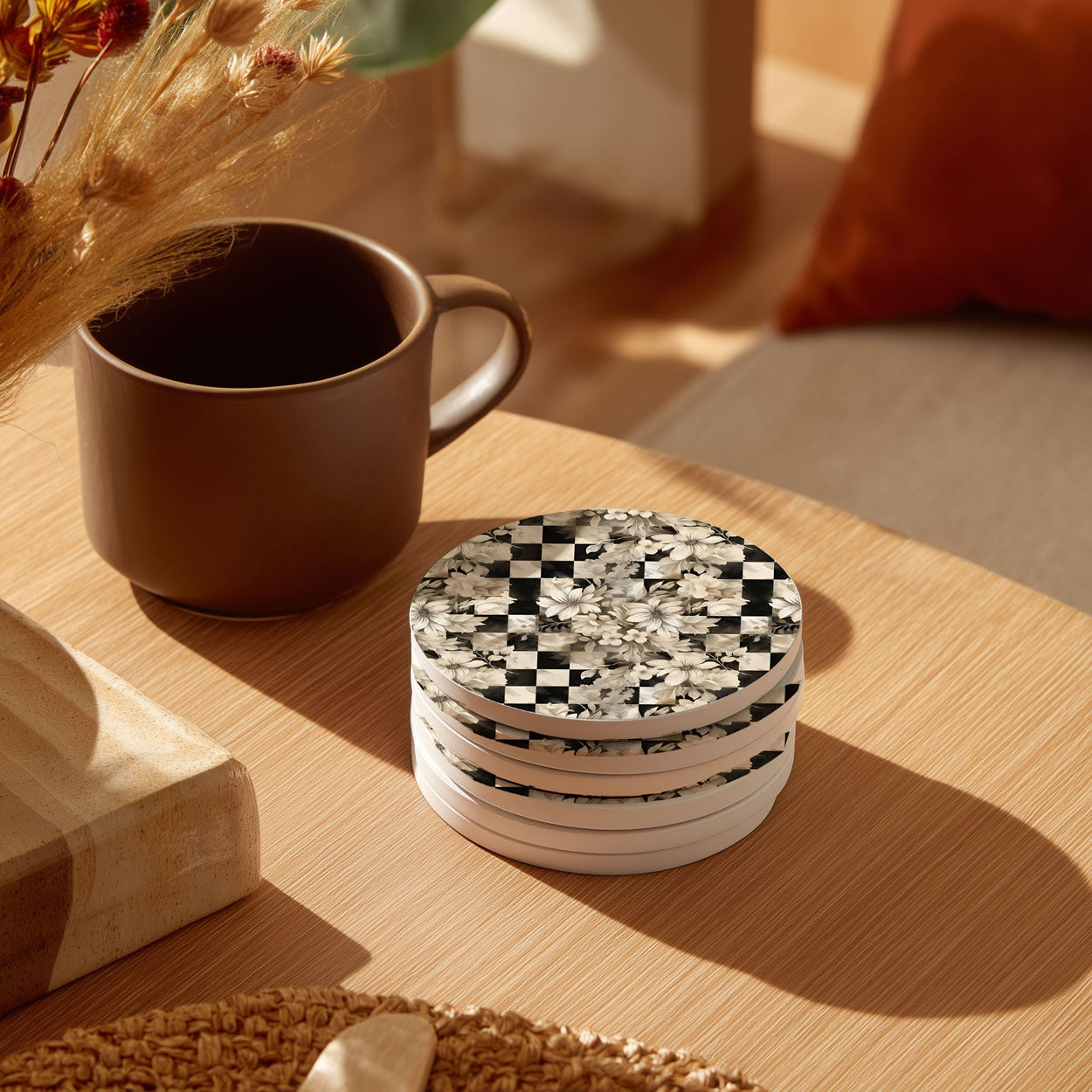 Courtly Check Coasters Gia Roma