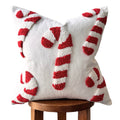 Candy Cane Pillow Cover Busa Designs