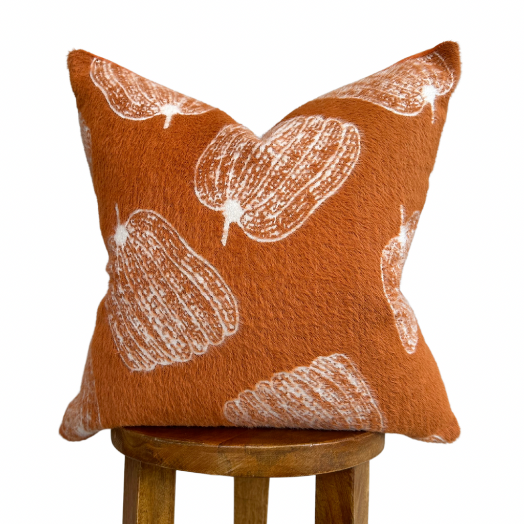 Burnt Orange Pumpkin Pillow Cover Busa Designs