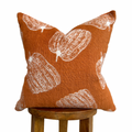 Burnt Orange Pumpkin Pillow Cover Busa Designs