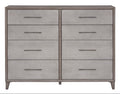 Cape Eight Drawers Wood Dresser