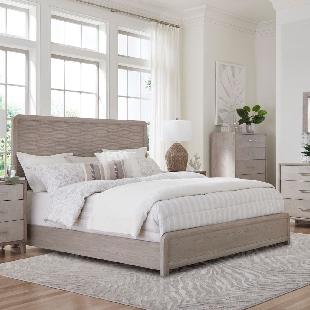 Cape Wave Panel Wood Bed