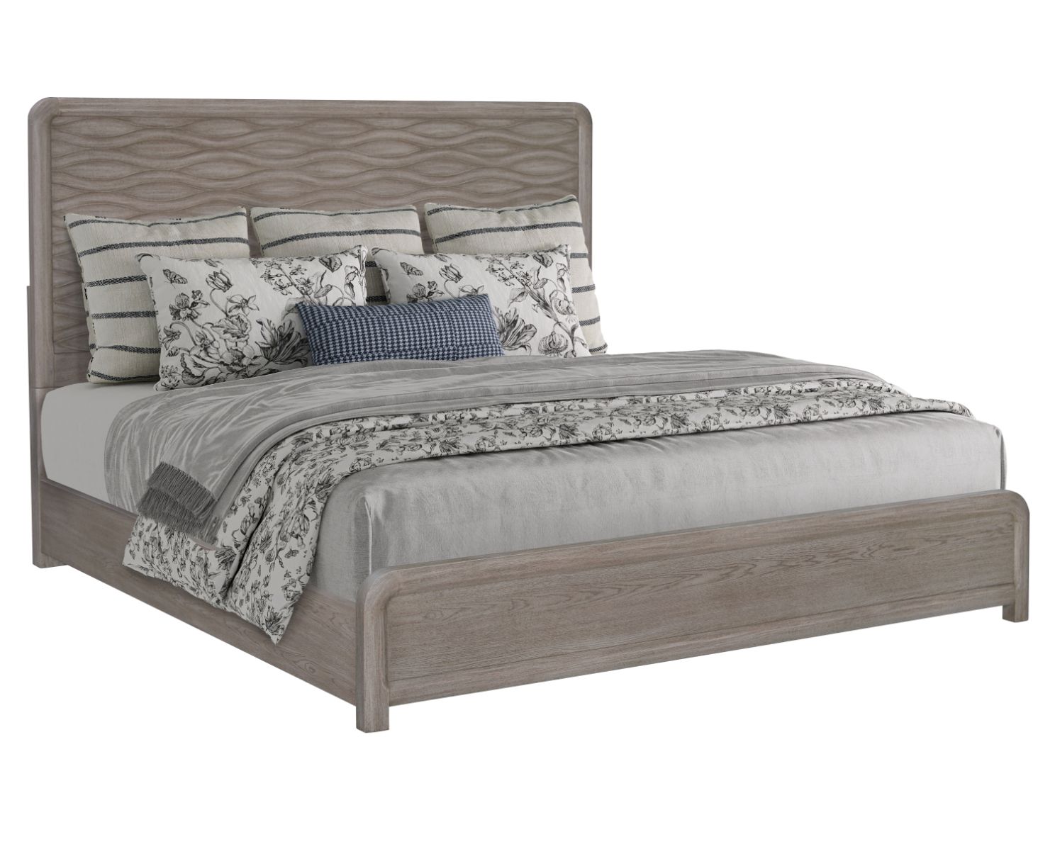 Cape Wave Panel Wood Bed