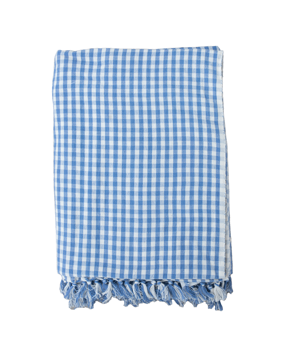 Chambray Gingham Tablecloth kd weave