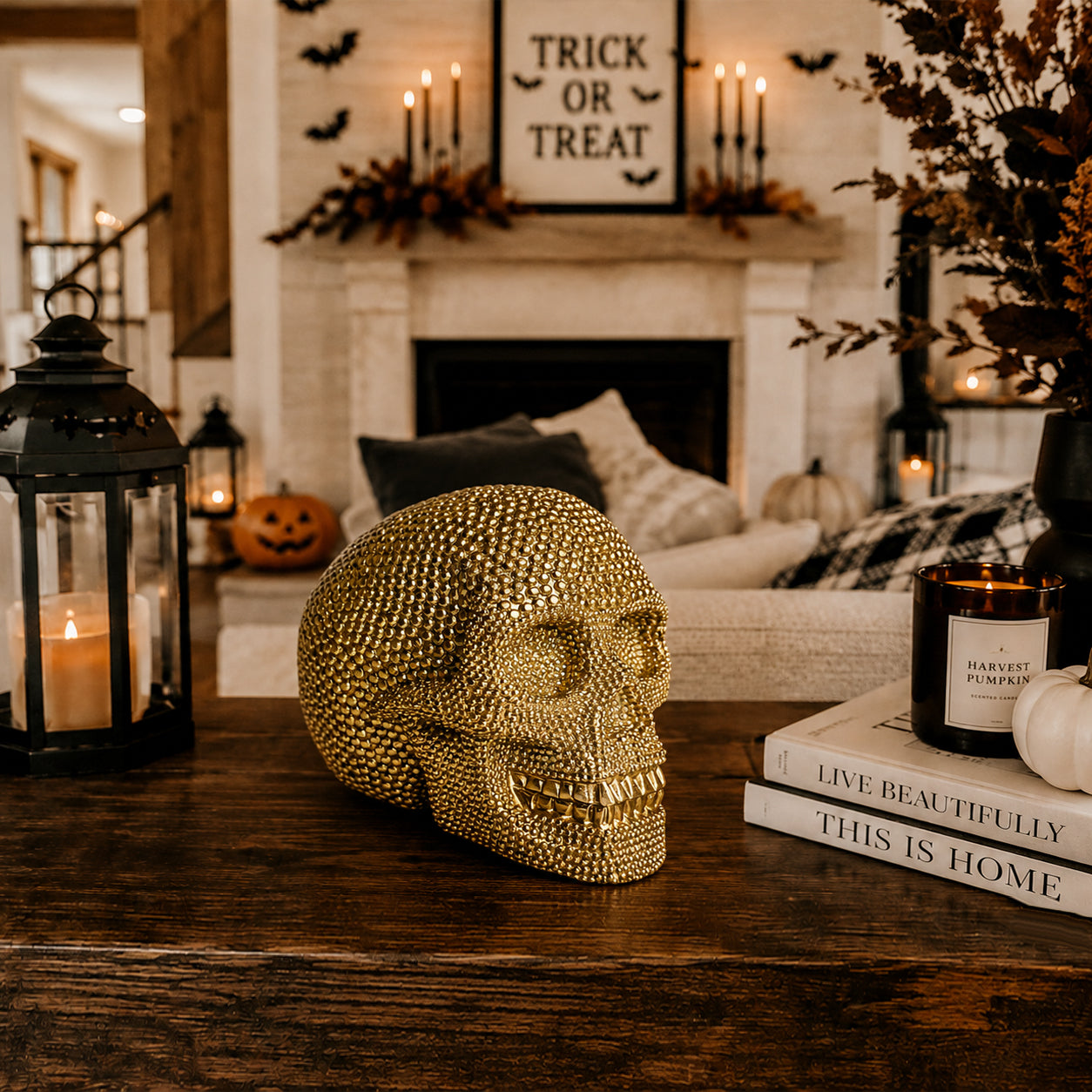 Resin Skull Gia Roma