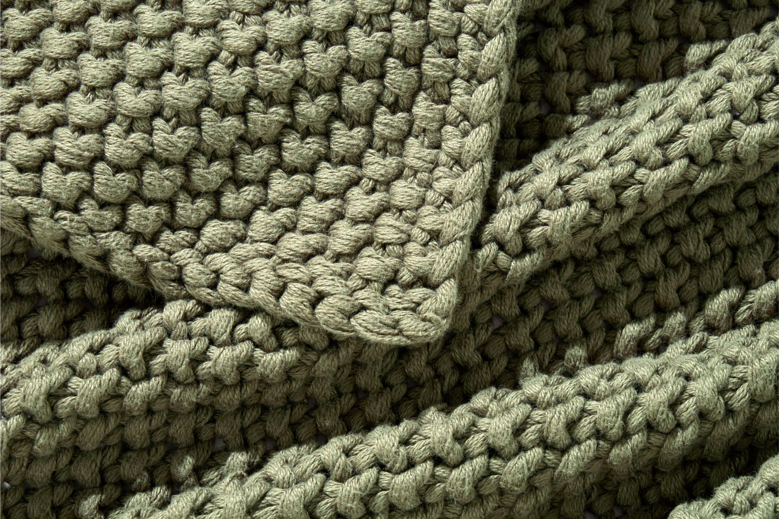 Seed Stitch Cotton Throw Blanket Galaxy Home