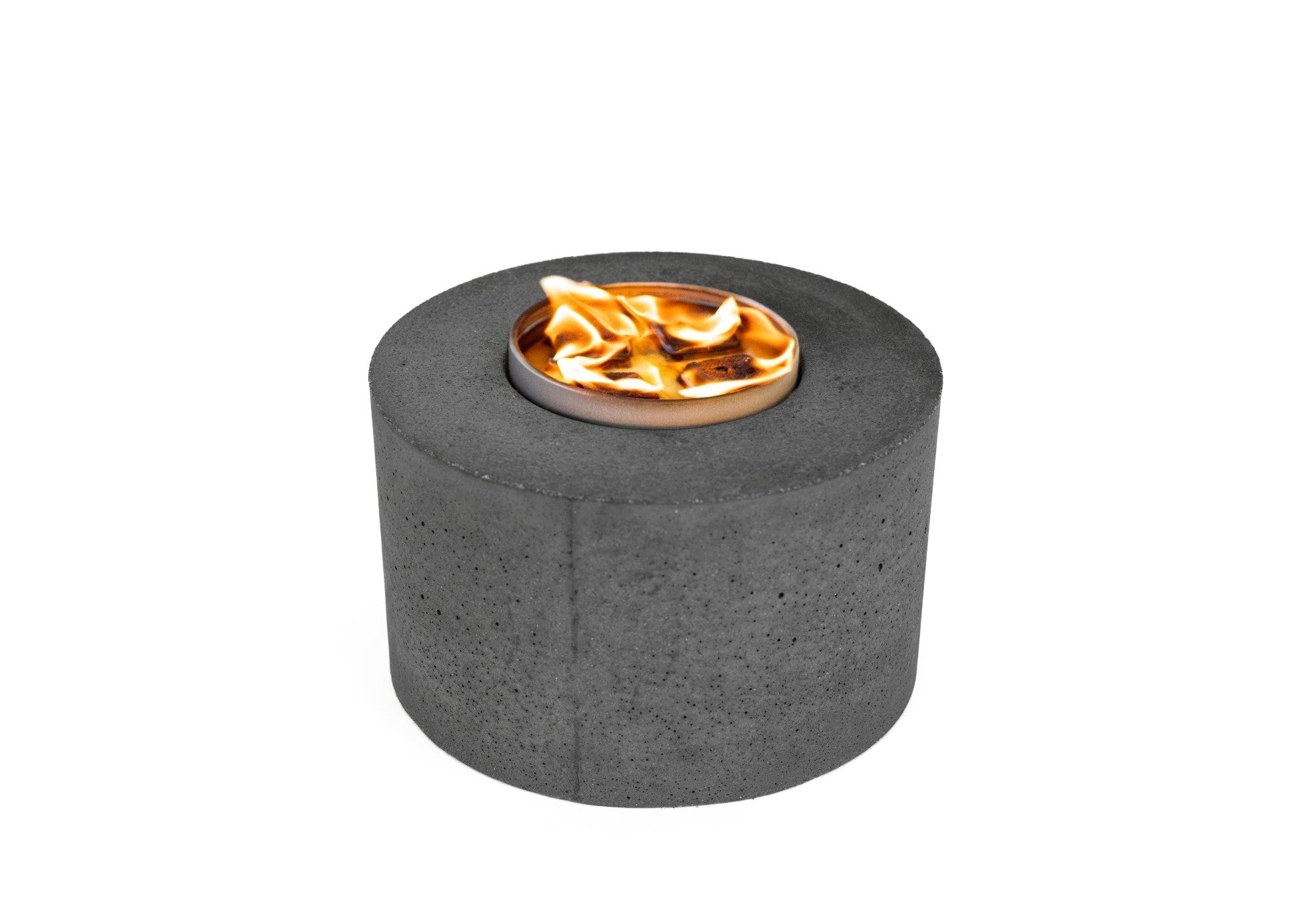 Classic Cylinder Concrete Fire Pit City Bonfires