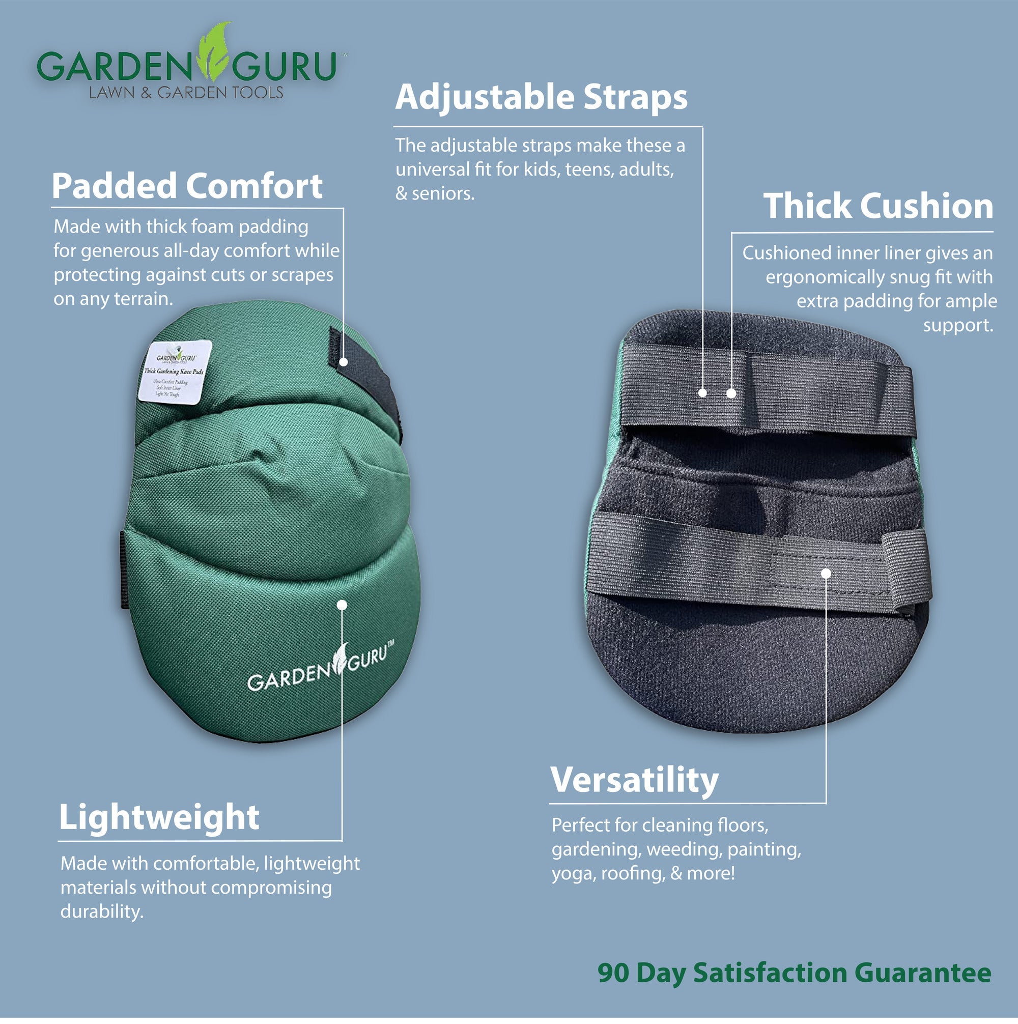 Extra Cushioned Gardening Kneepads Garden Guru