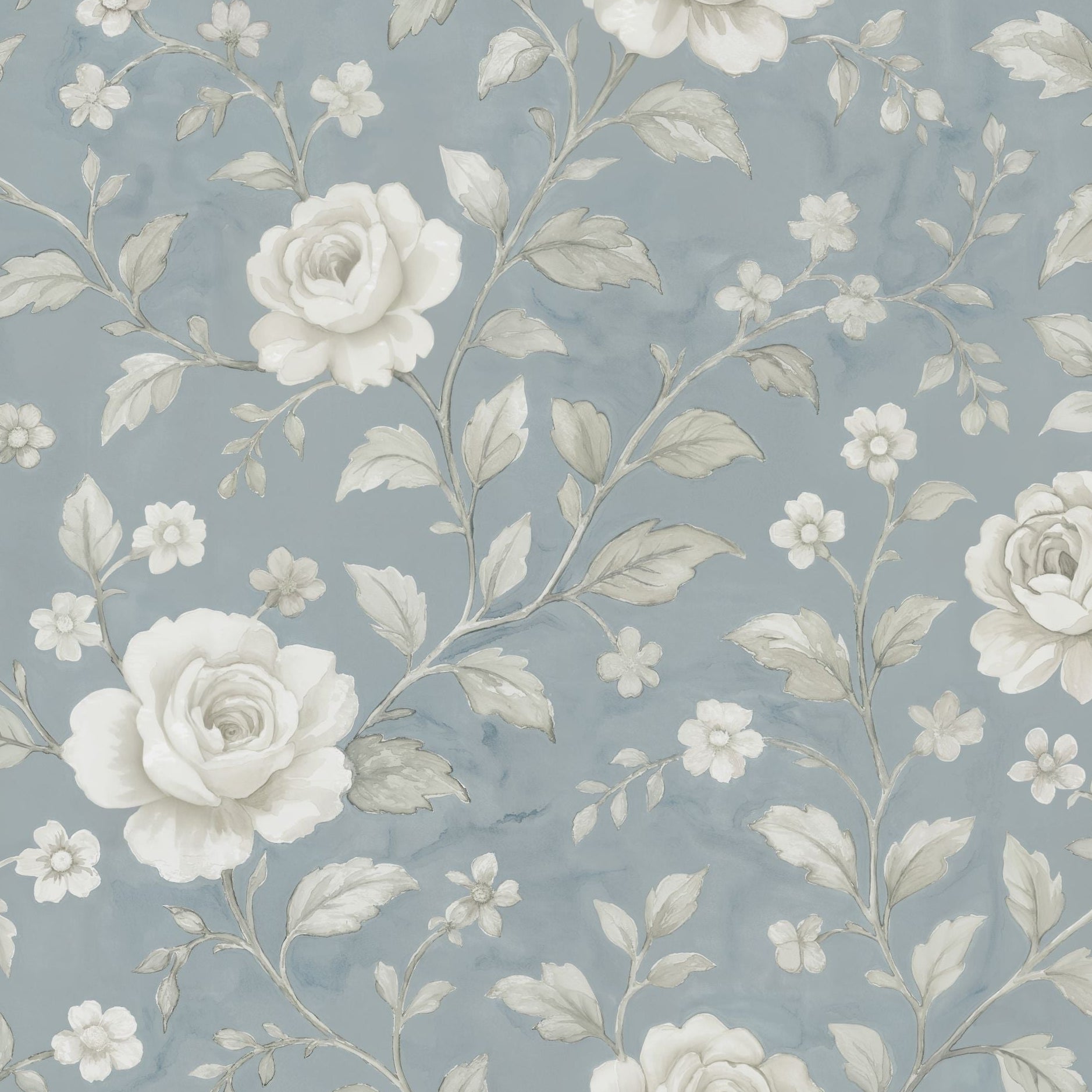 Cottage Rose Wallpaper WALL BLUSH