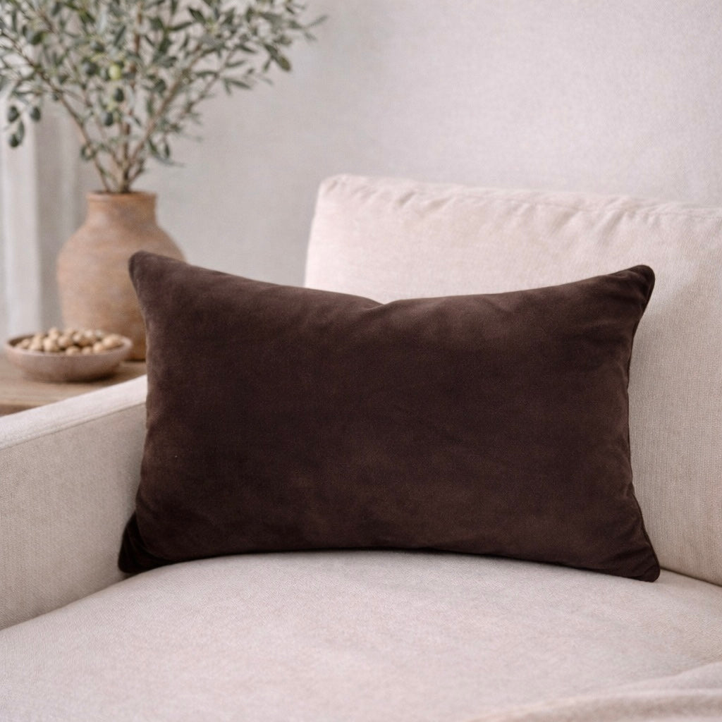 Hardin Velvet Lumbar Pillow Cover Busa Designs