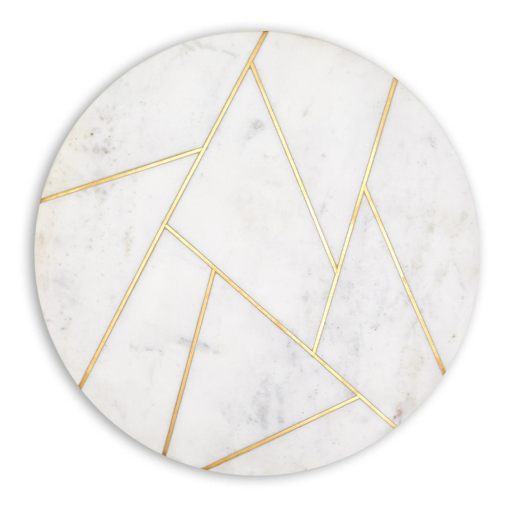 Marble & Gold Lazy Susan Gia Roma