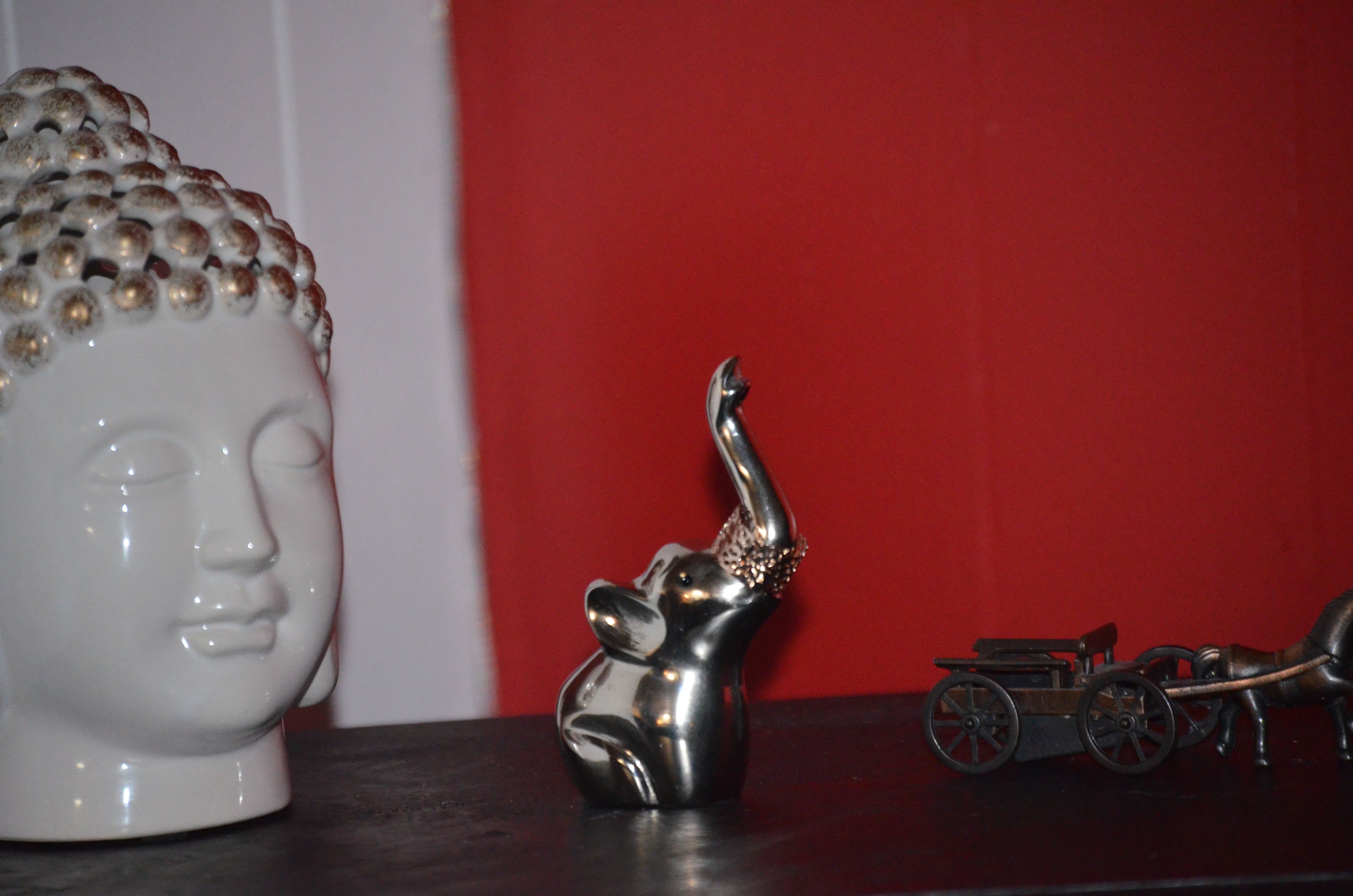 Elephant Ring Holder (4", Silver Finish) Vibhsa