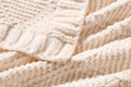 Diamond Chenille Throw Blanket Moon Pod
