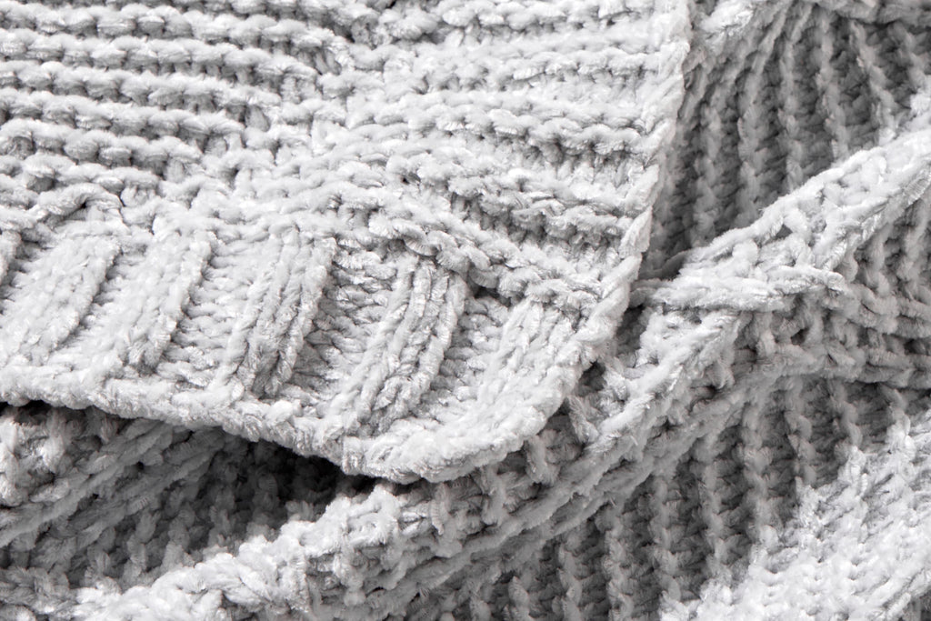 Diamond Chenille Throw Blanket Galaxy Home