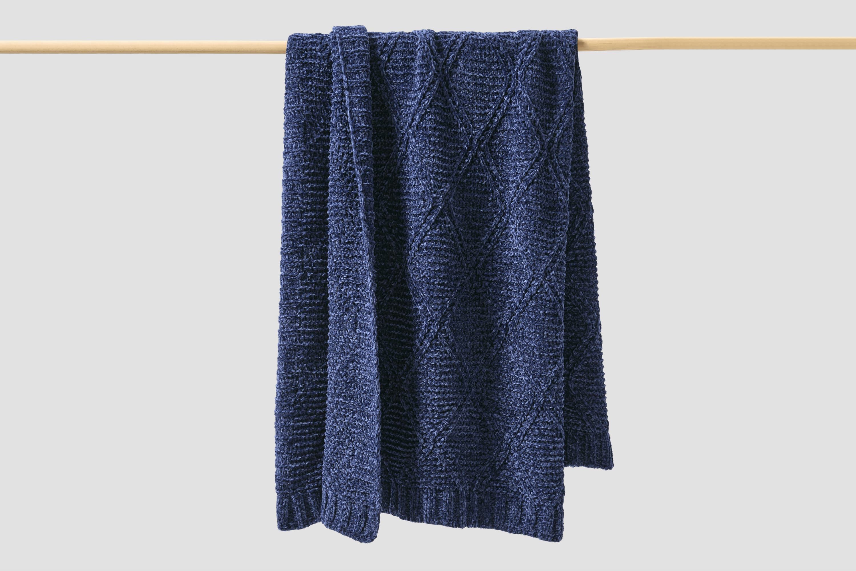 Diamond Chenille Throw Blanket Galaxy Home