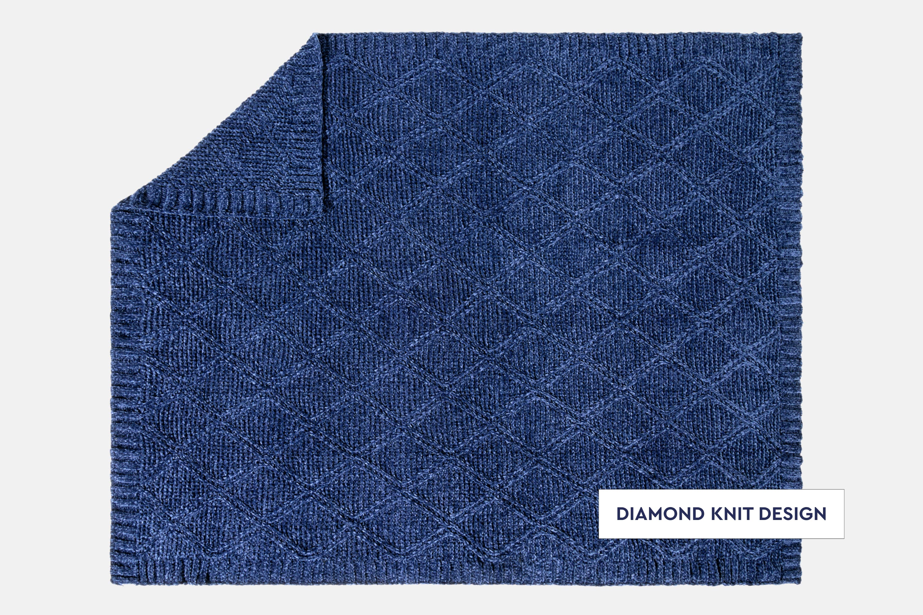 Diamond Chenille Throw Blanket Galaxy Home