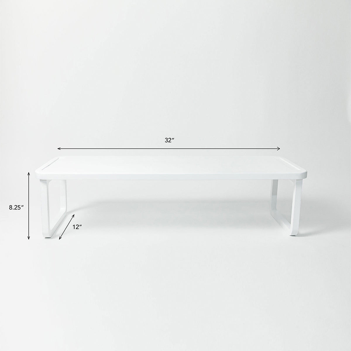 Wooden Shoe Shelf - White Horderly