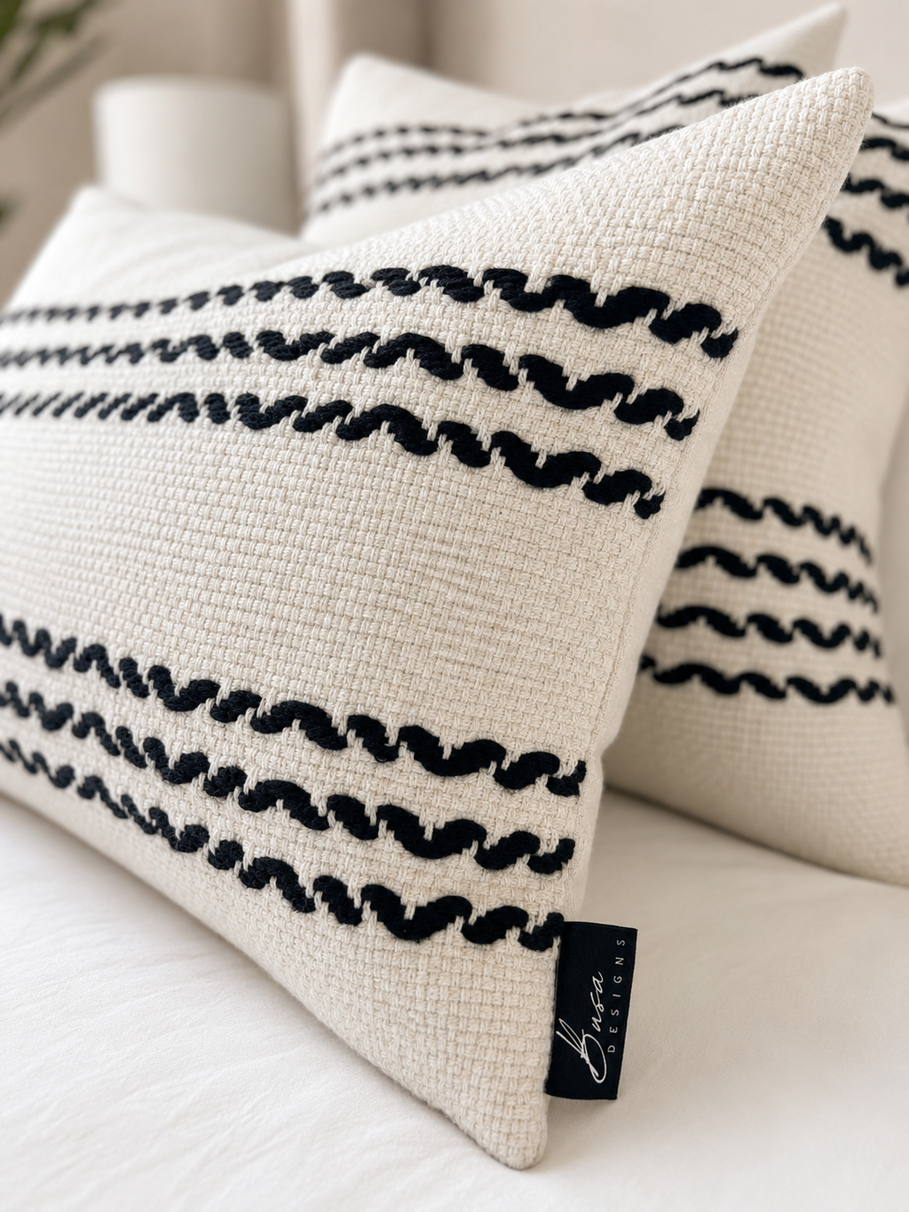 Amalfi Oversized Lumbar Pillow Cover Busa Designs