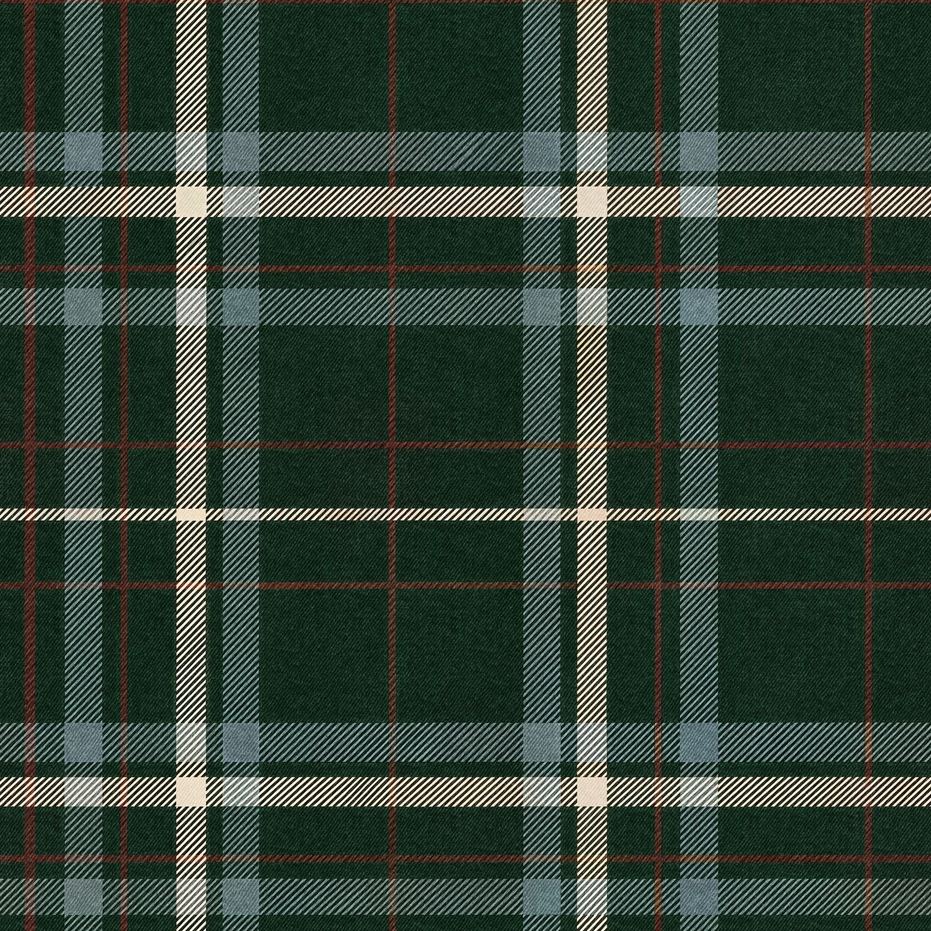 Emerald Plaid Wallpaper WALL BLUSH