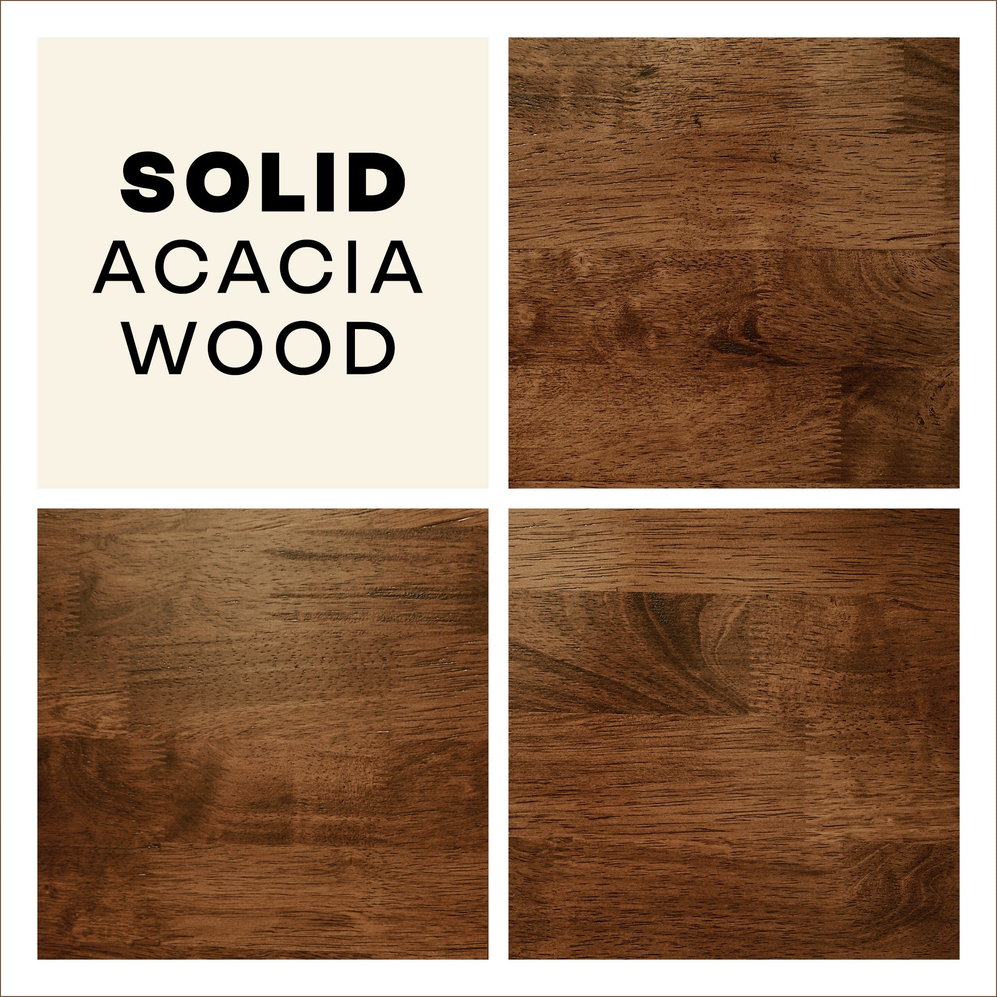 Kaylin Solid Wood Bed Frame Megsu