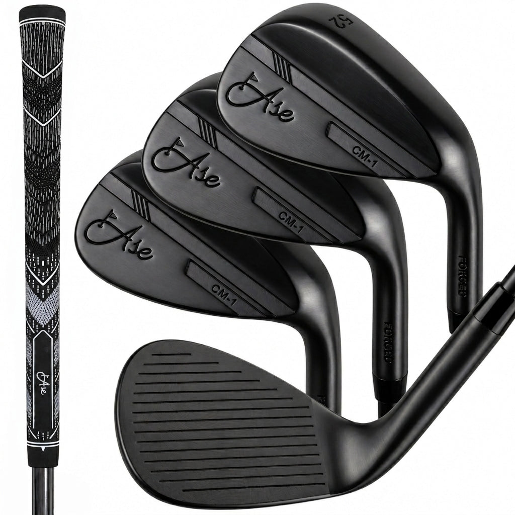 Ase BLACKOUT 3-Piece Wedge Set (52,56,60) Ase Golf