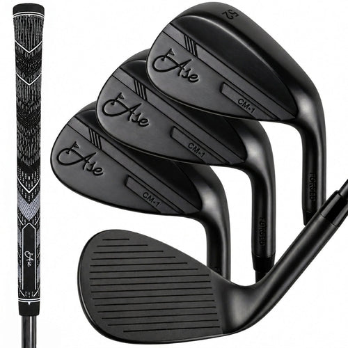 Ase BLACKOUT 3-Piece Wedge Set (52,56,60) Ase Golf