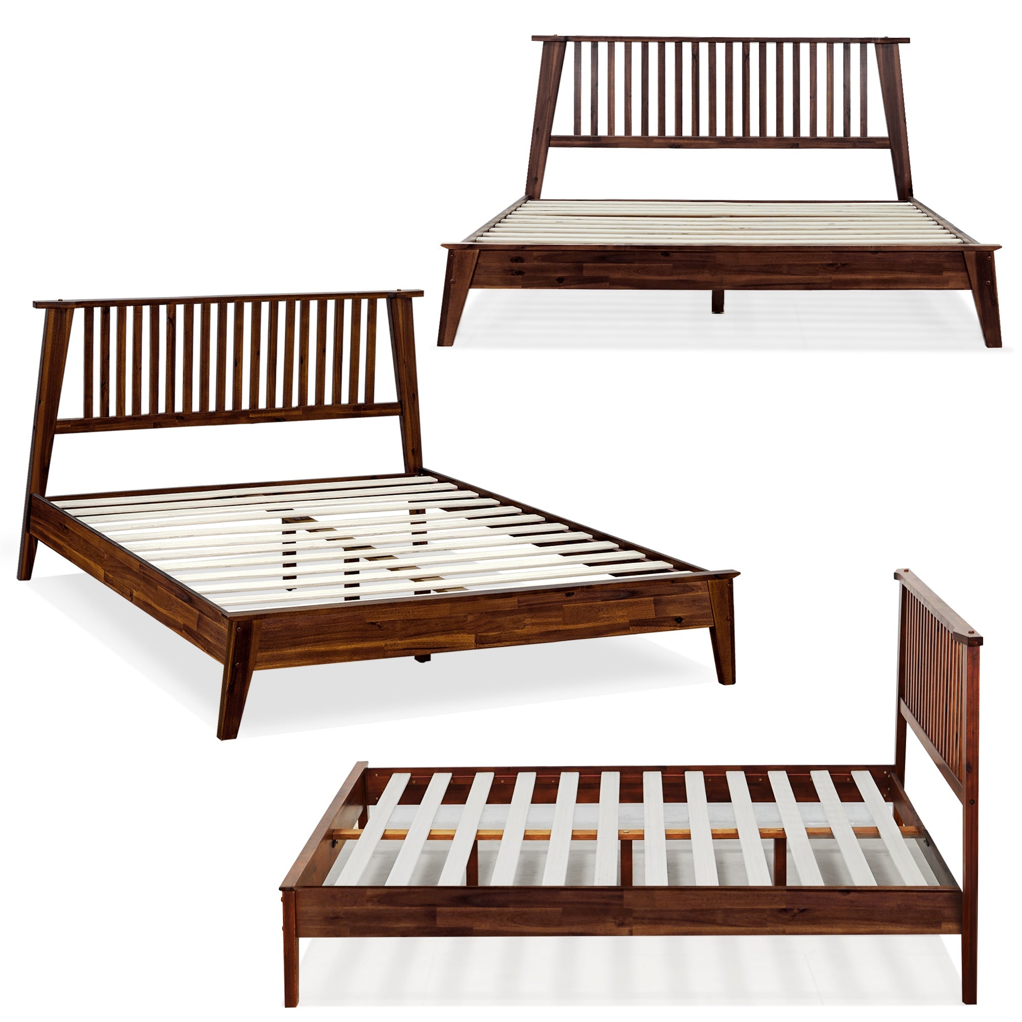 Kaylin Solid Wood Bed Frame Megsu