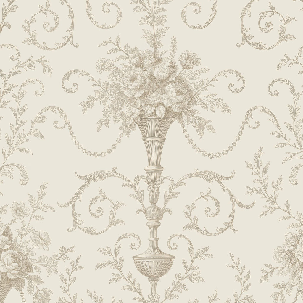 Faded Fleur Wallpaper WALL BLUSH