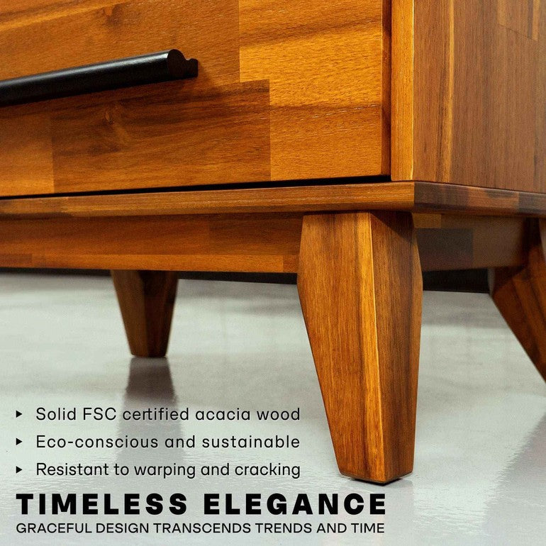 Linea Solid Wood Dresser Megsu